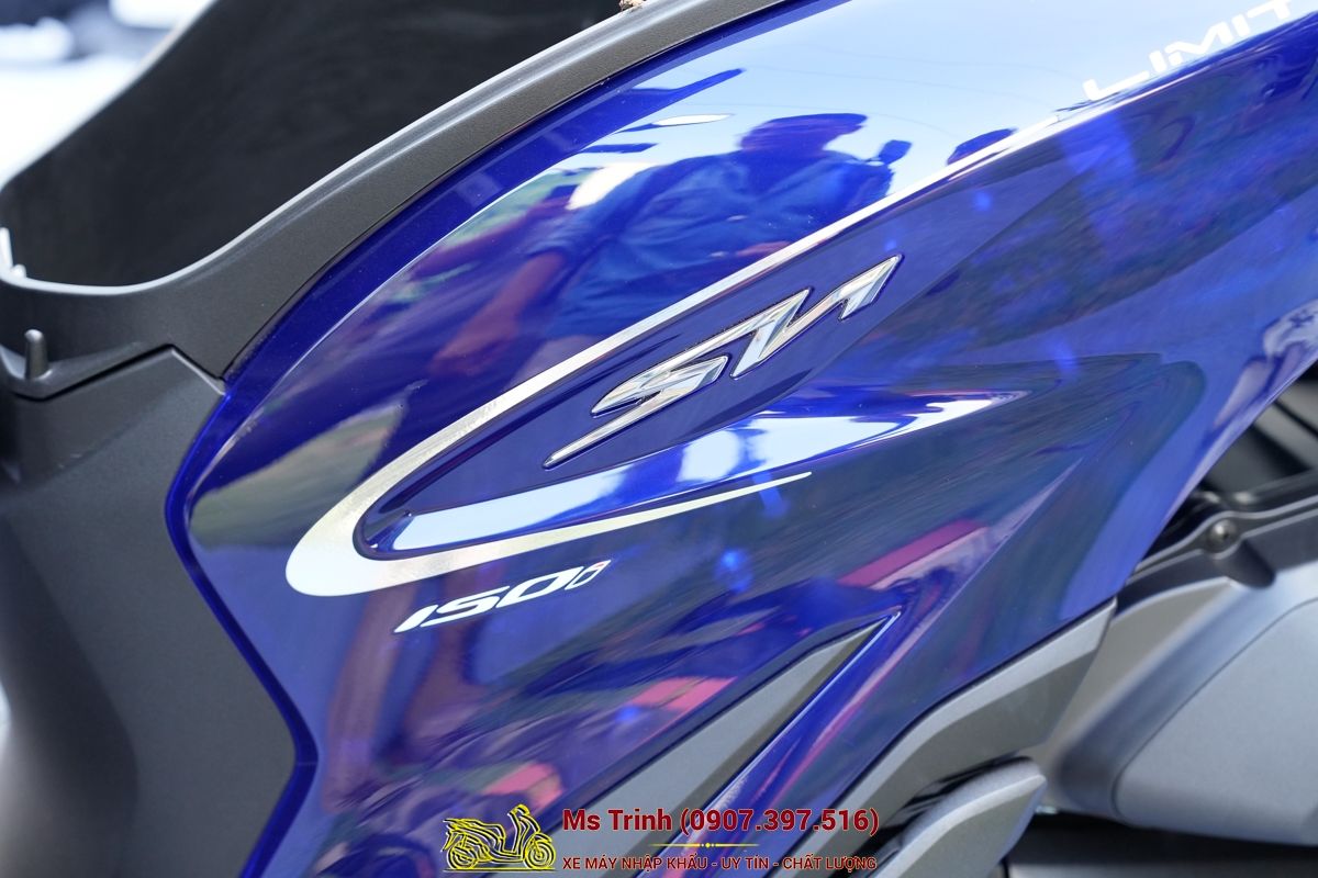 Honda SH150 Vetro Blue 2026 Limited Edition - Siêu phẩm SH Ý dàn áo xanh trong suốt cực hiếm tại Quảng Ngãi