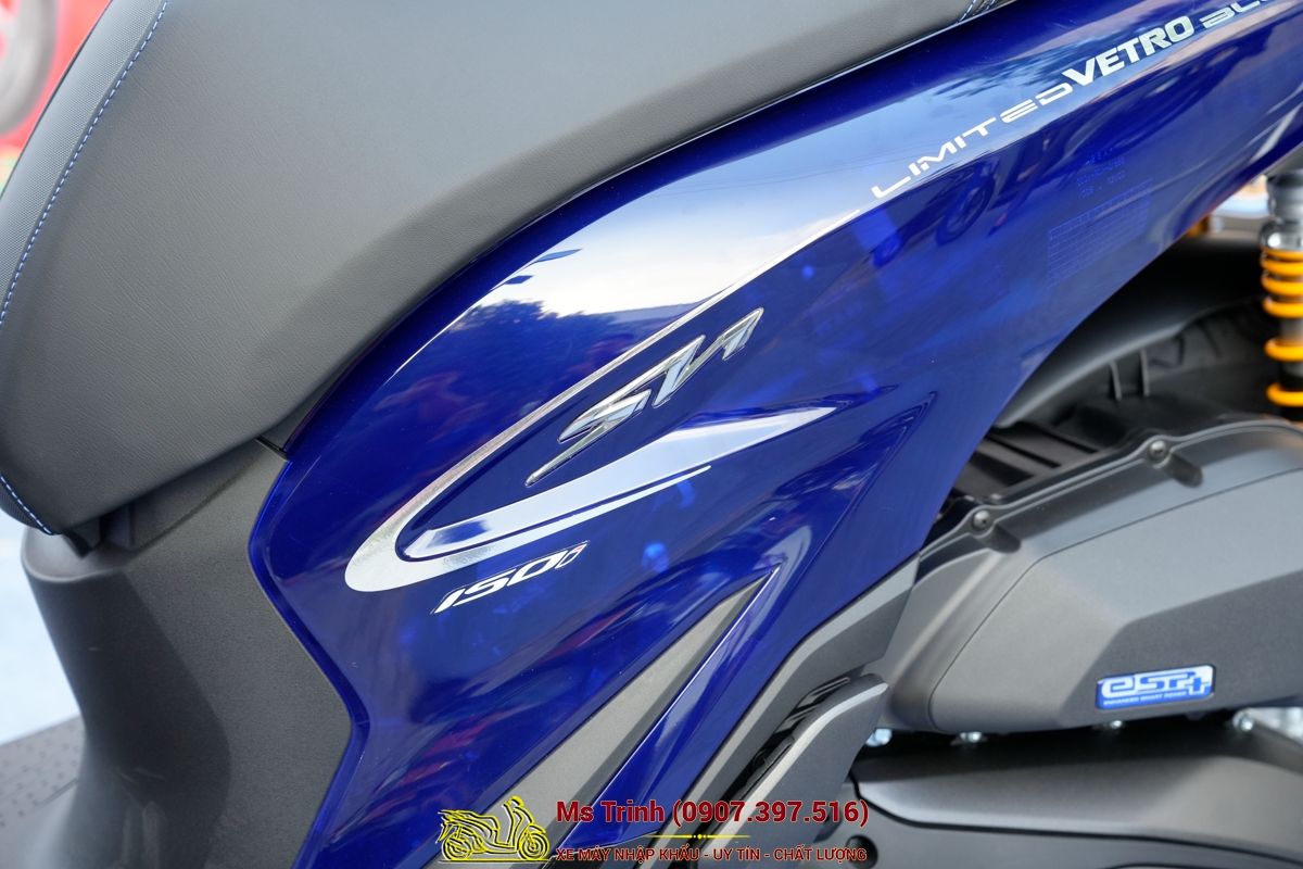 Honda SH150 Vetro Blue 2026 Limited Edition - Siêu phẩm SH Ý dàn áo xanh trong suốt cực hiếm tại Quảng Ngãi
