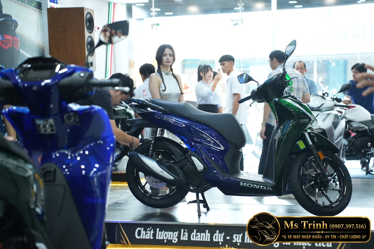 Phiên bản SH150i Green Sapphire thuộc bộ sưu tập Super Vetro giới hạn