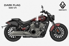 Benda Drak Flag 500, Động Cơ V4, Phuộc Nâng Điện, TCS, ABS tại Quảng Ngãi