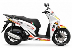 Honda SH150 Ý Malossi 2026 tại Quảng Ngãi - Tem custom thể thao, dáng SH thanh lịch